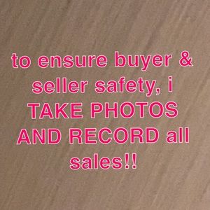 buyer/ customer saftey!❤️